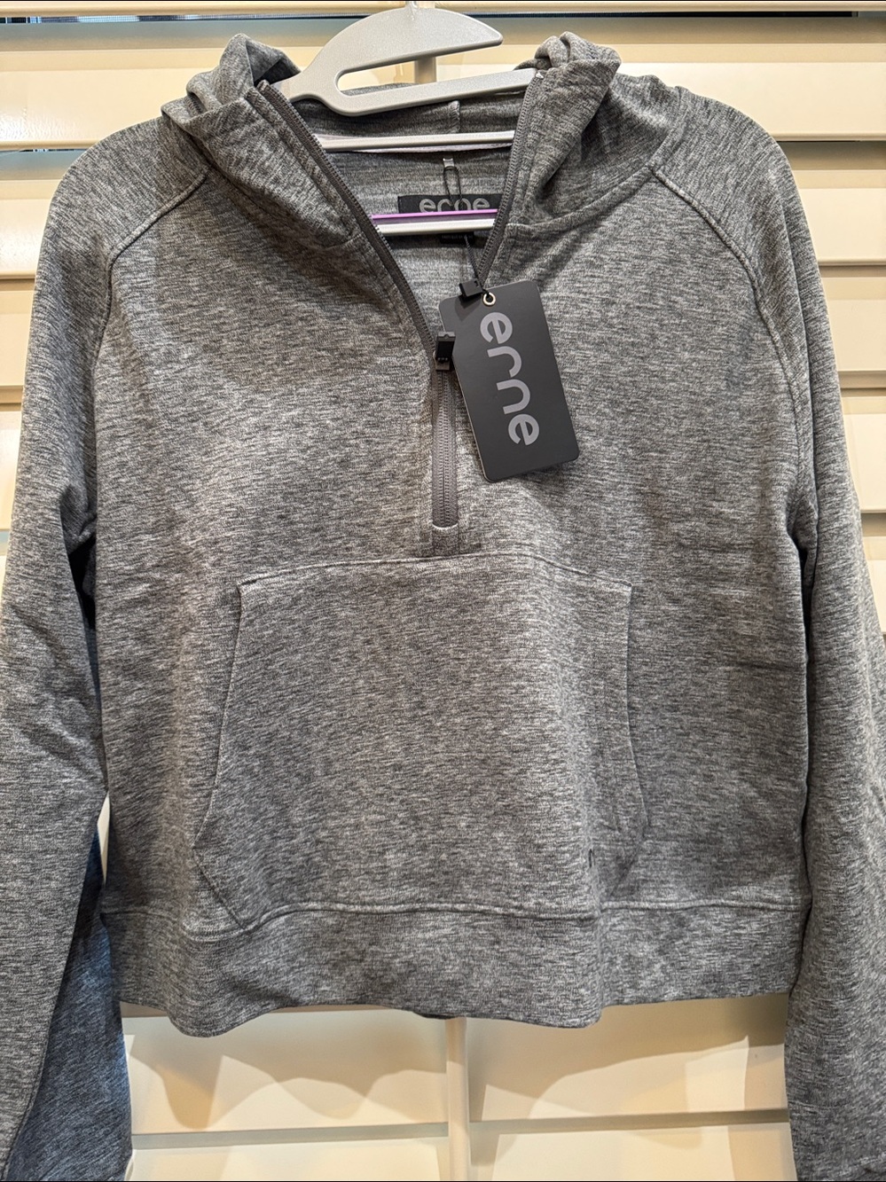 Malibu Cropped Half-Zip Hooded Pullover